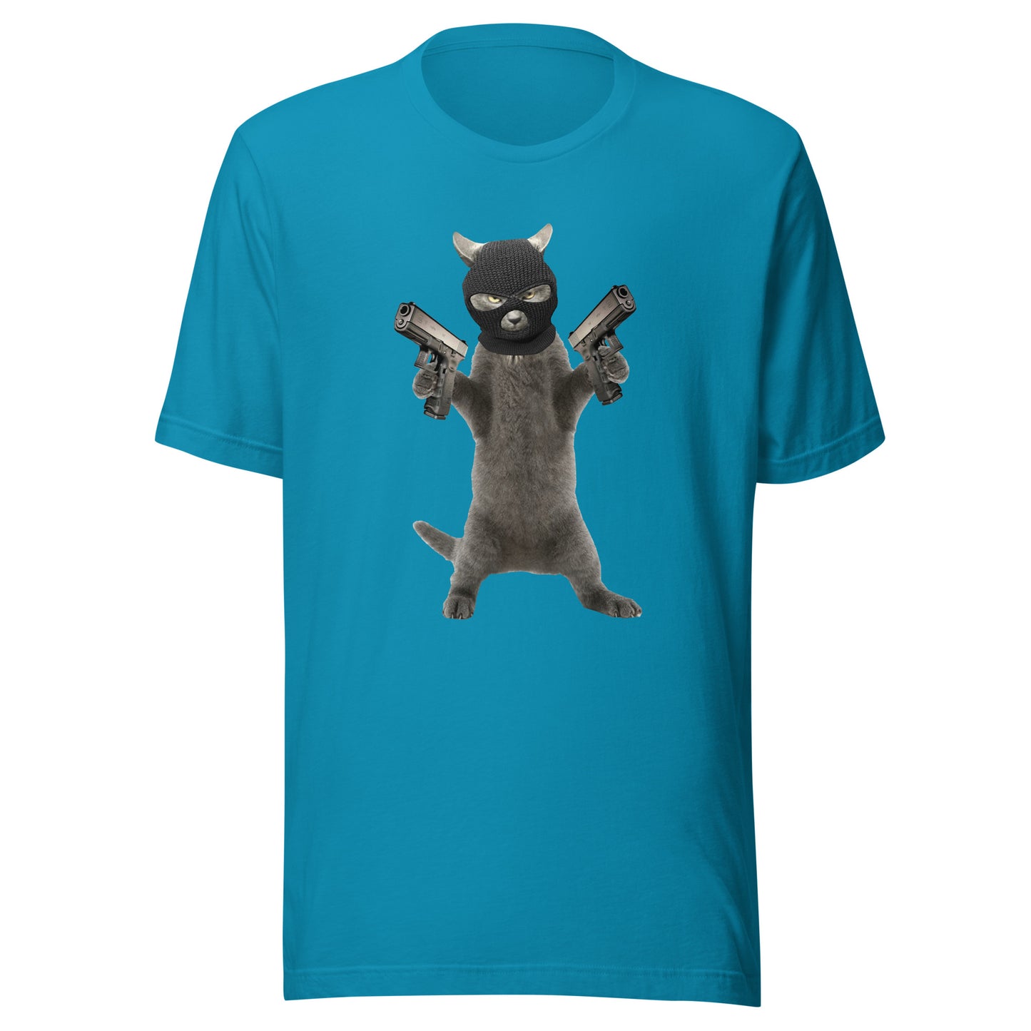 Killa Cat Black Mask - Unisex t-shirt