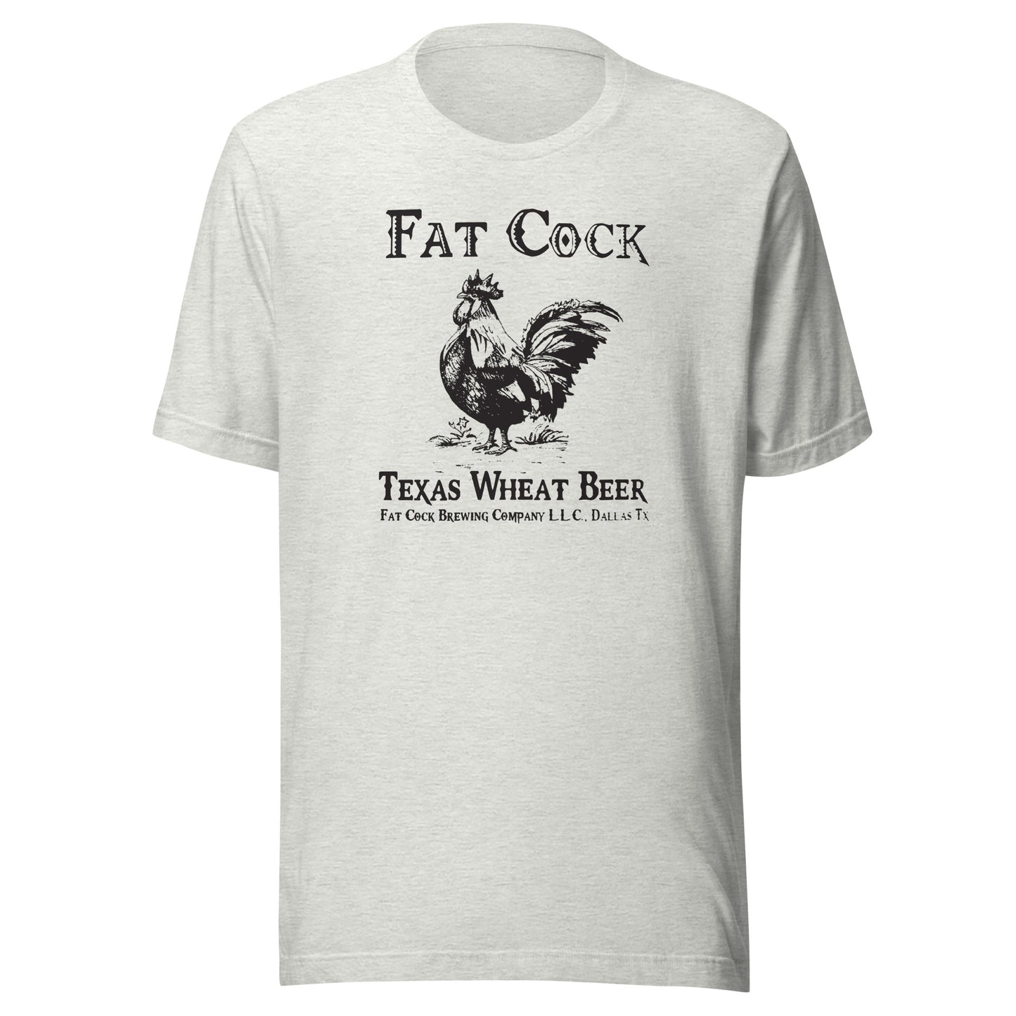 Fat Cock Beer - (black print) - Unisex t-shirt