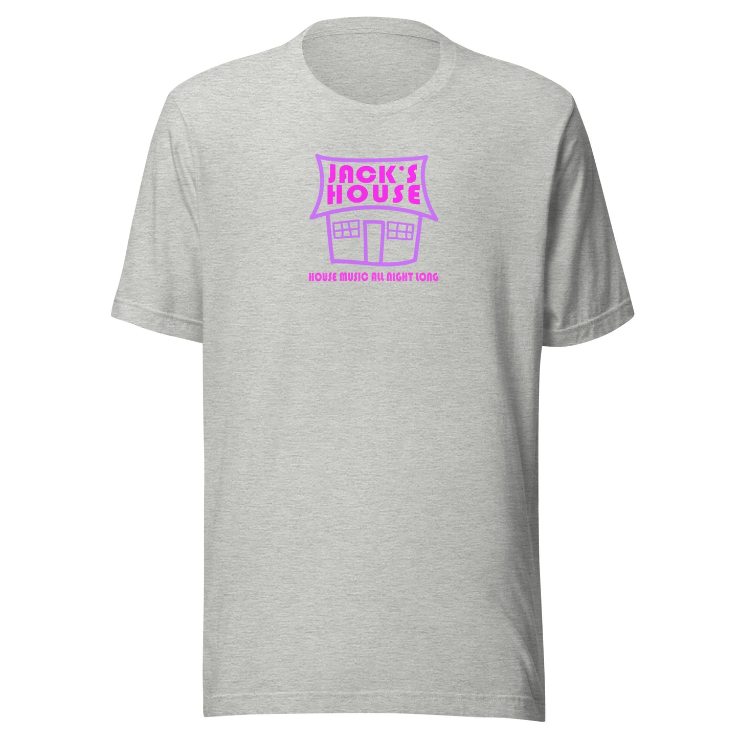 Jack's House (pink purple print) - Unisex t-shirt