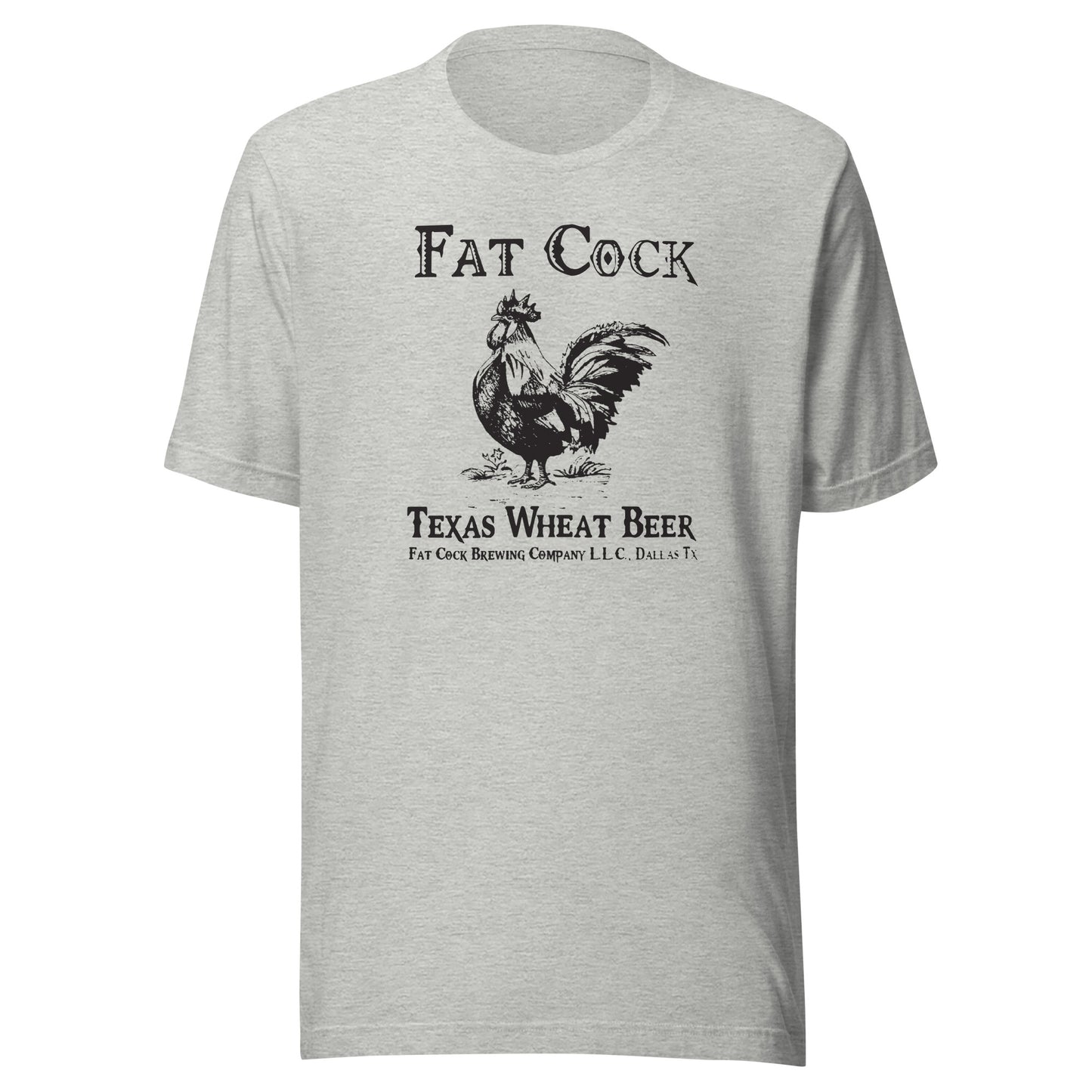 Fat Cock Beer - (black print) - Unisex t-shirt