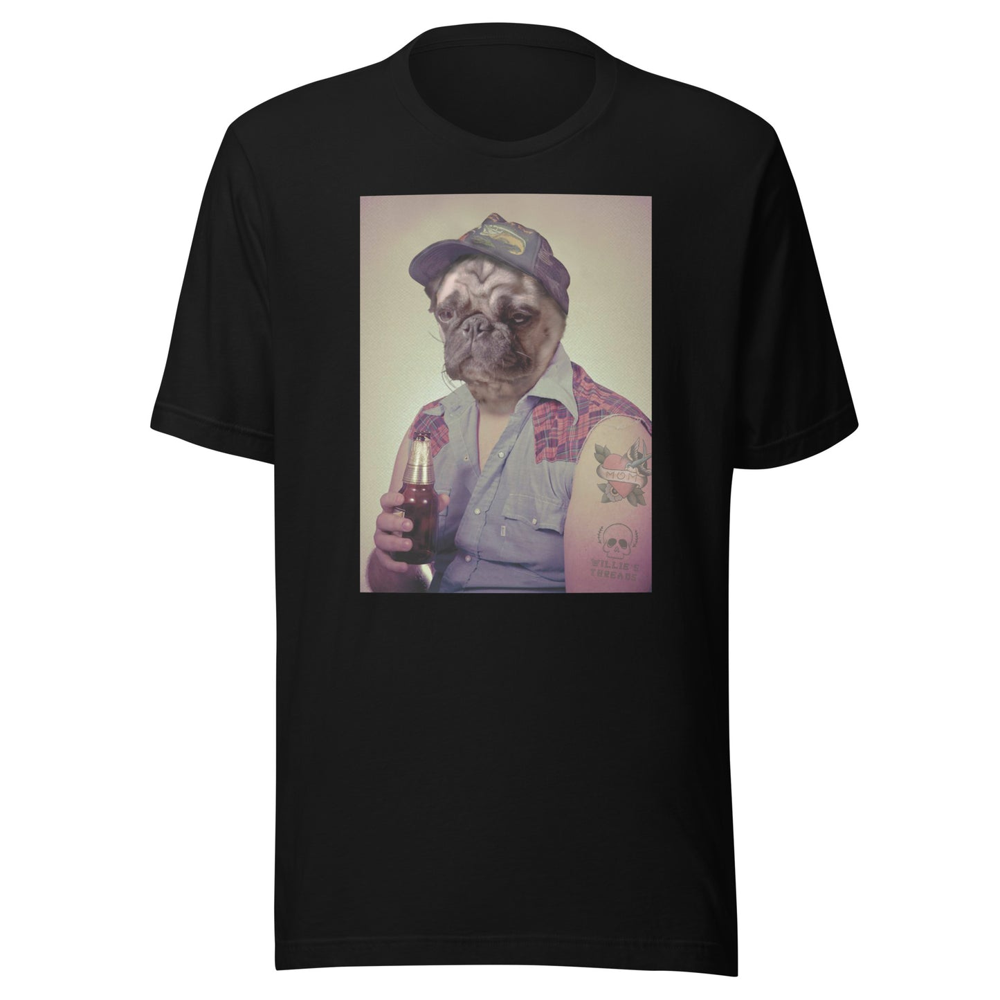 Pug Beer - Unisex t-shirt