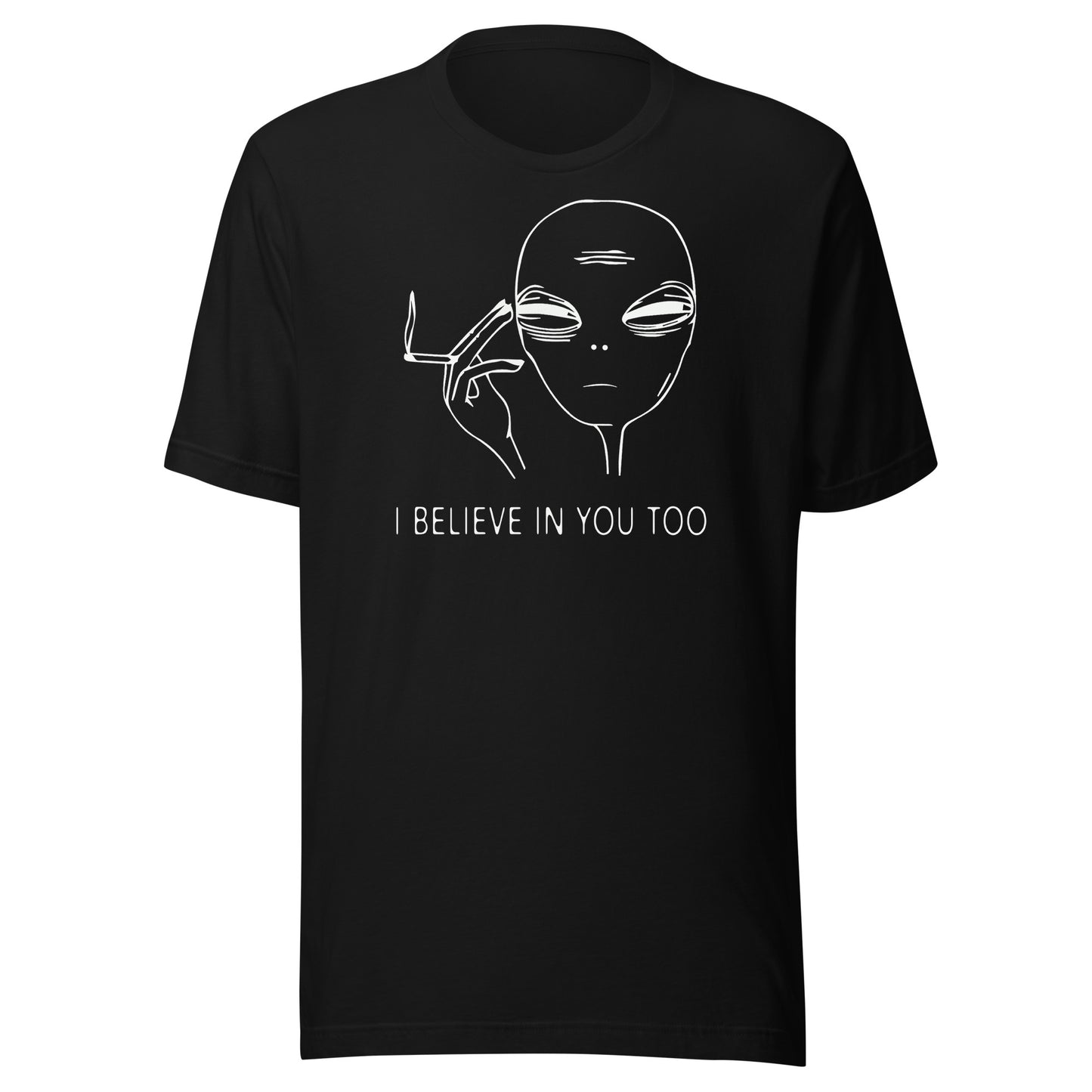 Believe (white print) - Unisex t-shirt