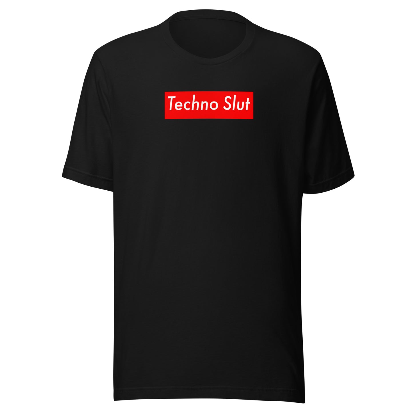 Techno Slut (red box) - Unisex t-shirt