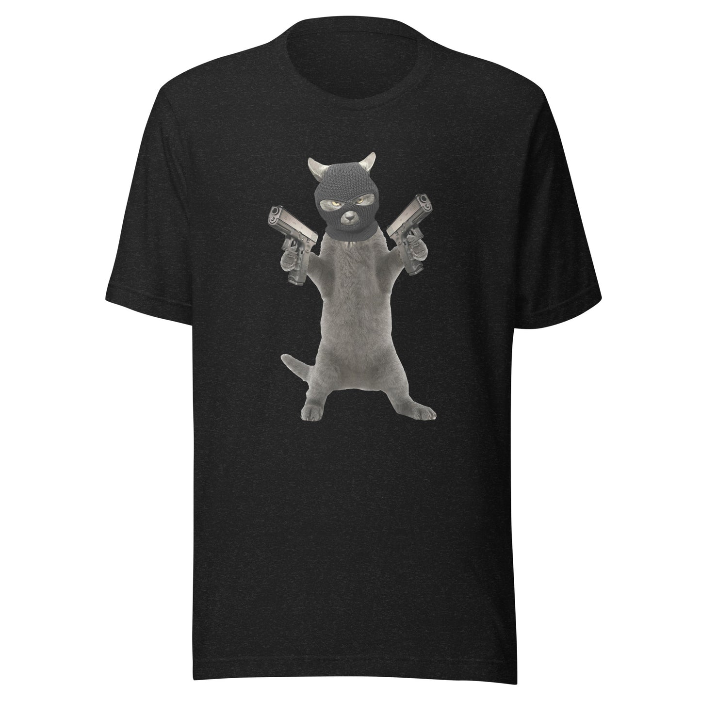 Killa Cat Black Mask - Unisex t-shirt