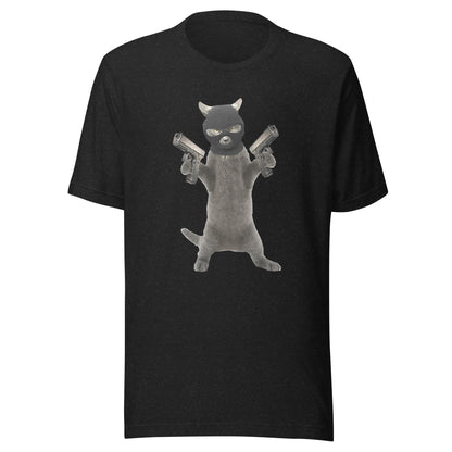 Killa Cat Black Mask - Unisex t-shirt