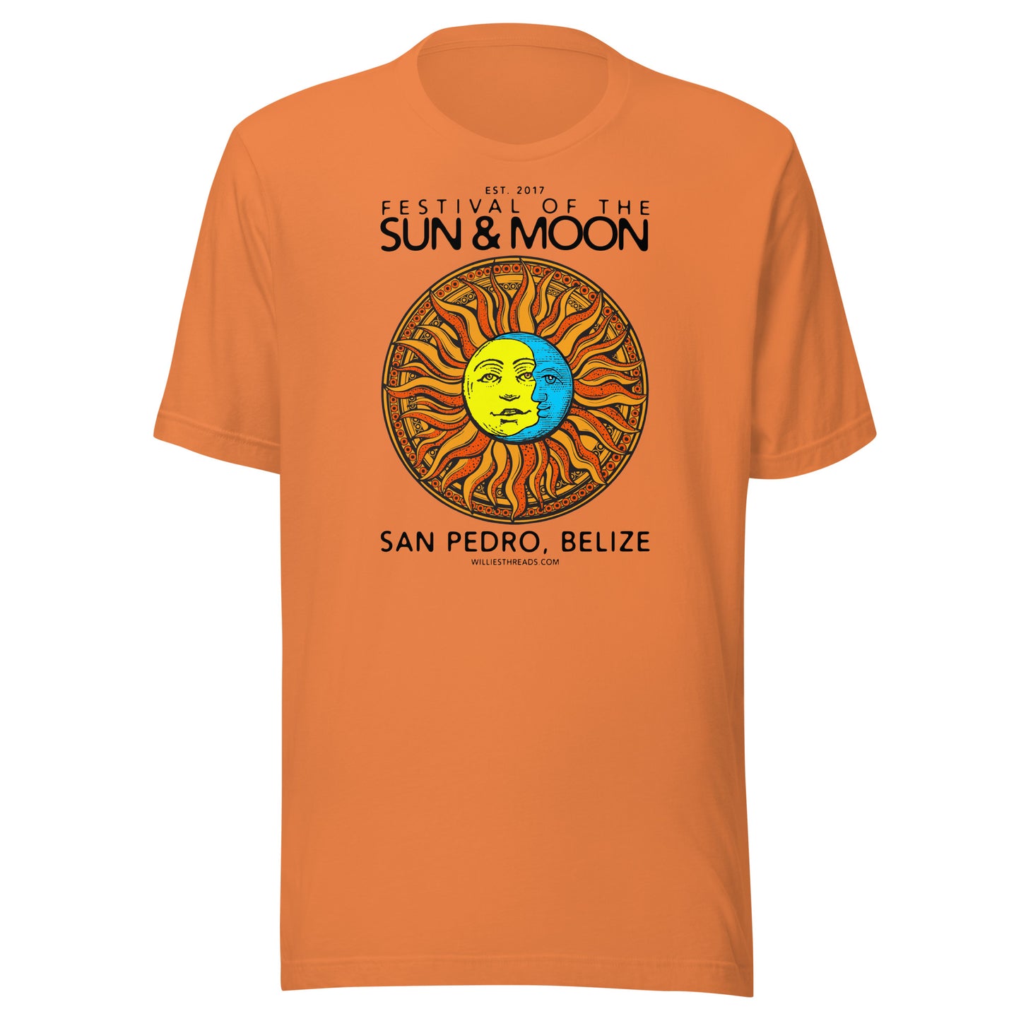 Sun & Moon - (black text) - Unisex t-shirt