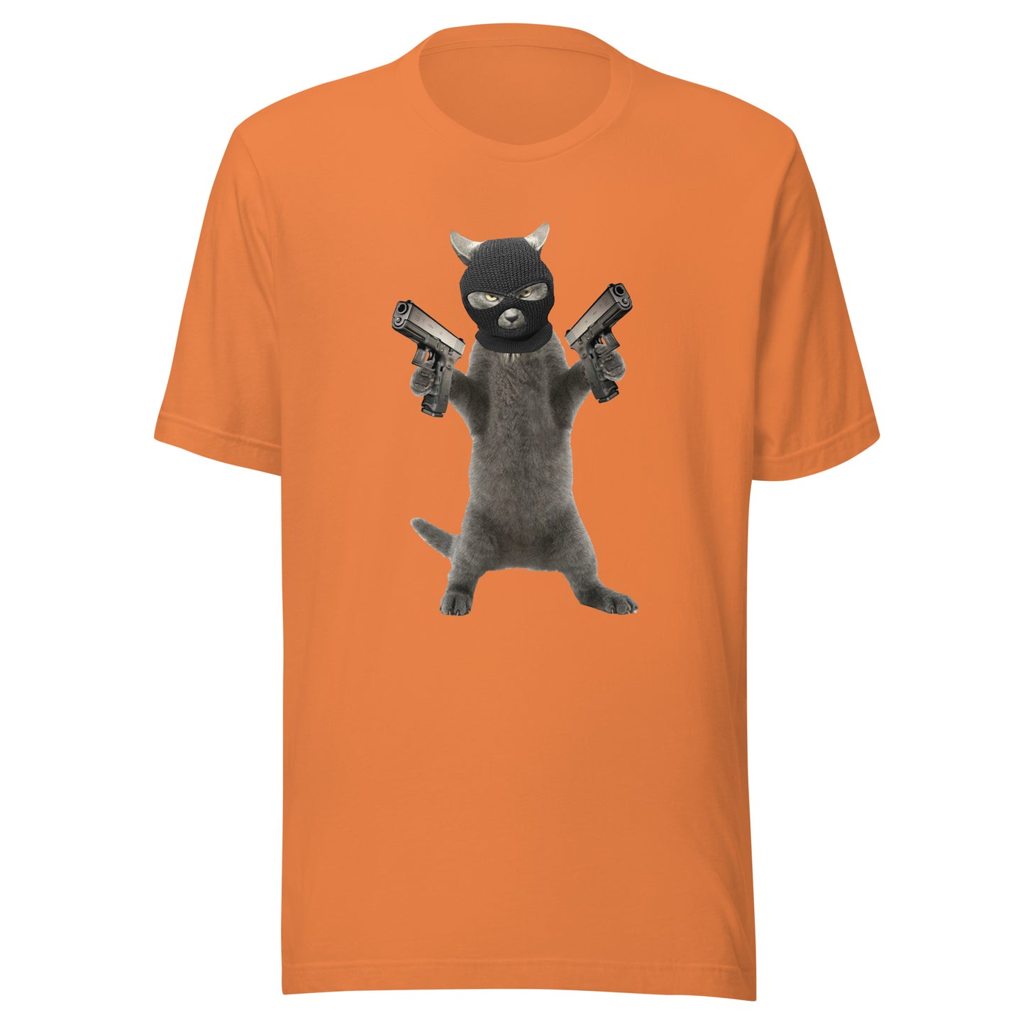 Killa Cat Black Mask - Unisex t-shirt