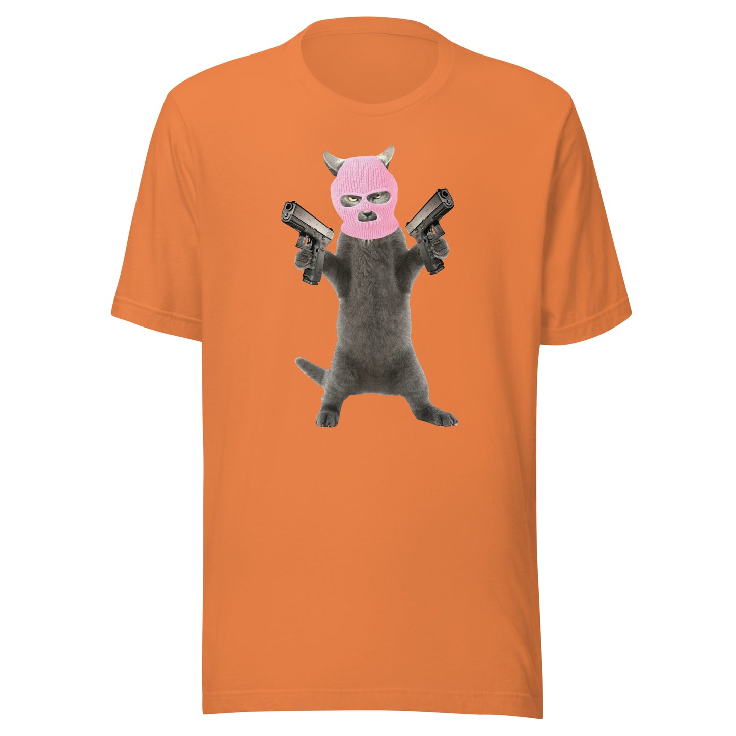 Killa Cat Pink Mask - Unisex t-shirt