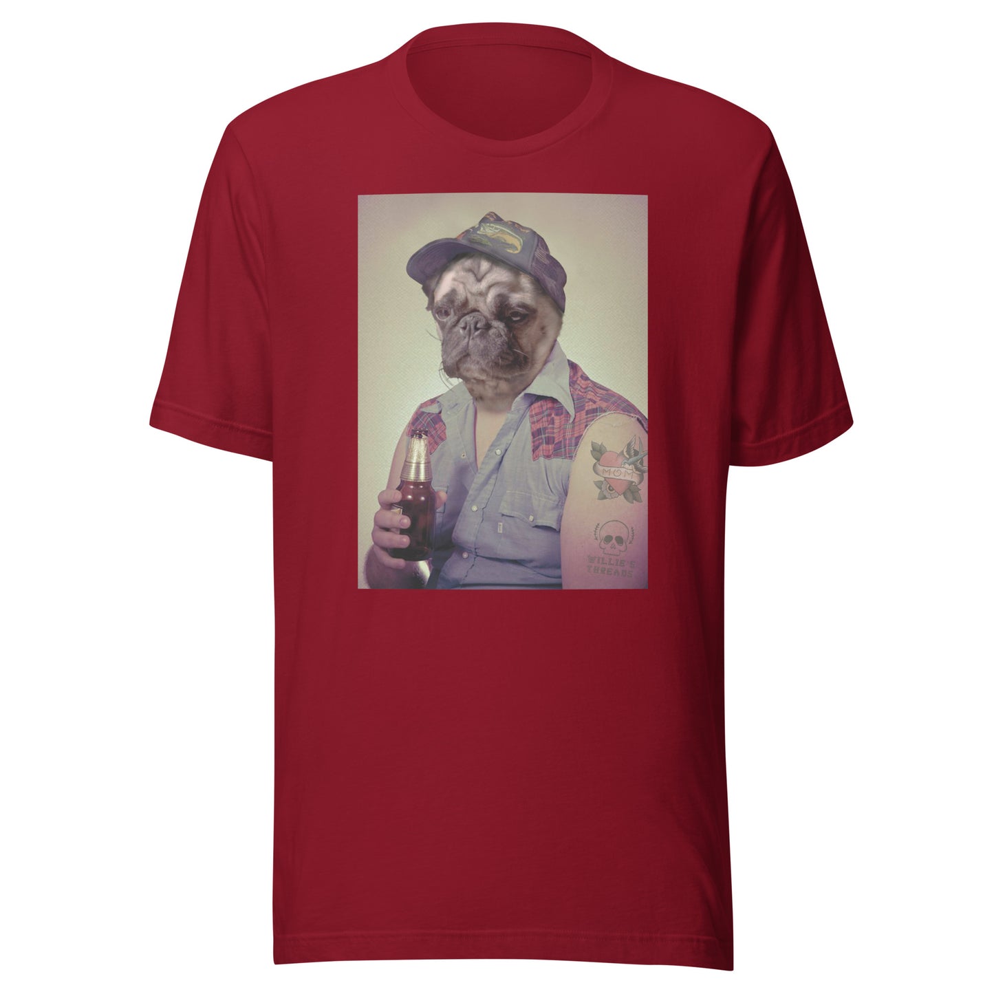 Pug Beer - Unisex t-shirt