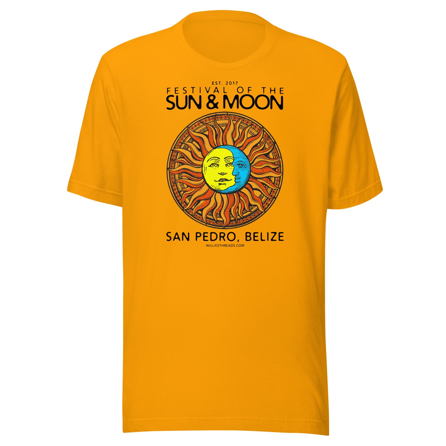 Sun & Moon - (black text) - Unisex t-shirt