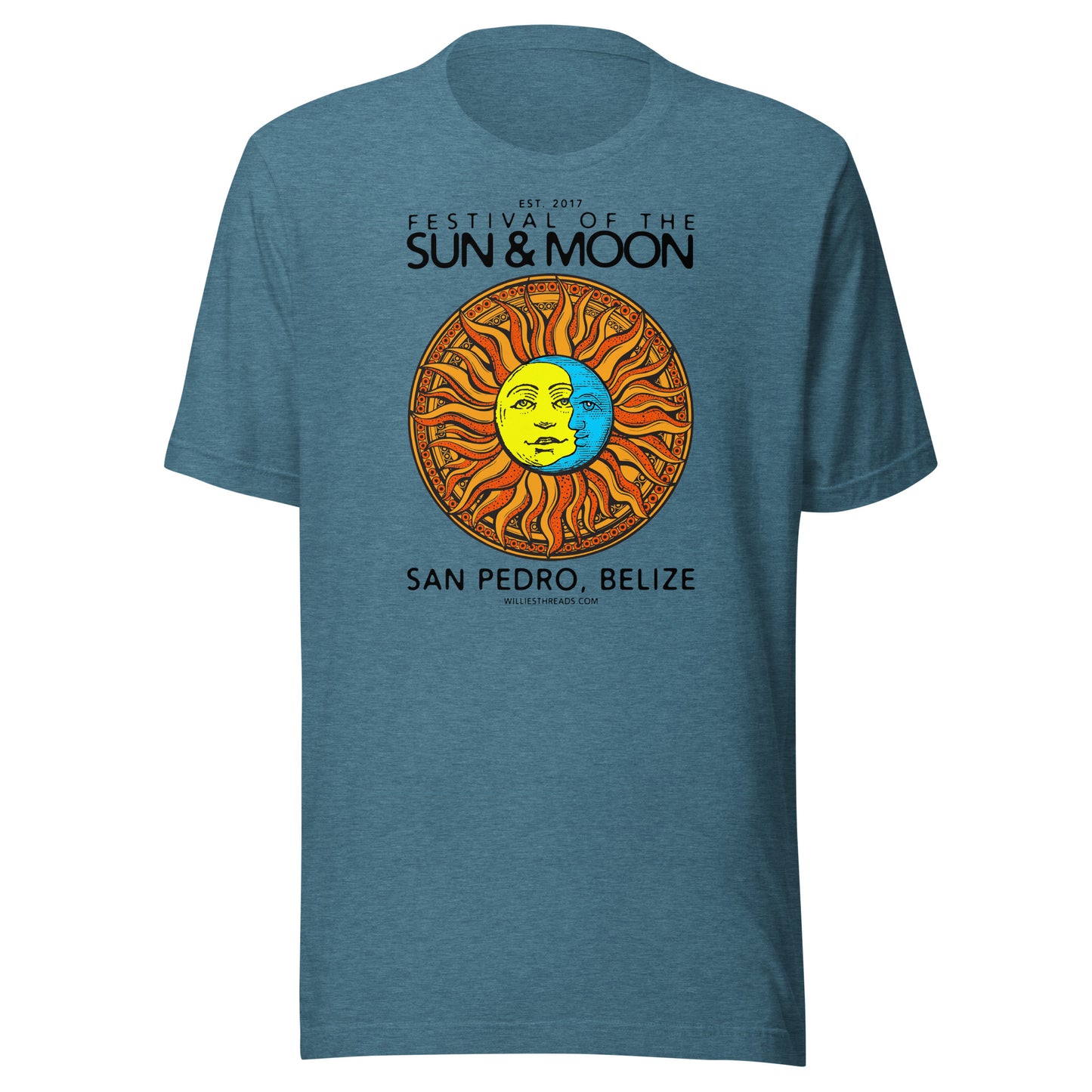 Sun & Moon - (black text) - Unisex t-shirt