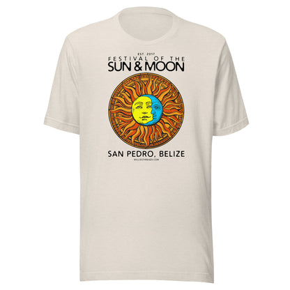 Sun & Moon - (black text) - Unisex t-shirt