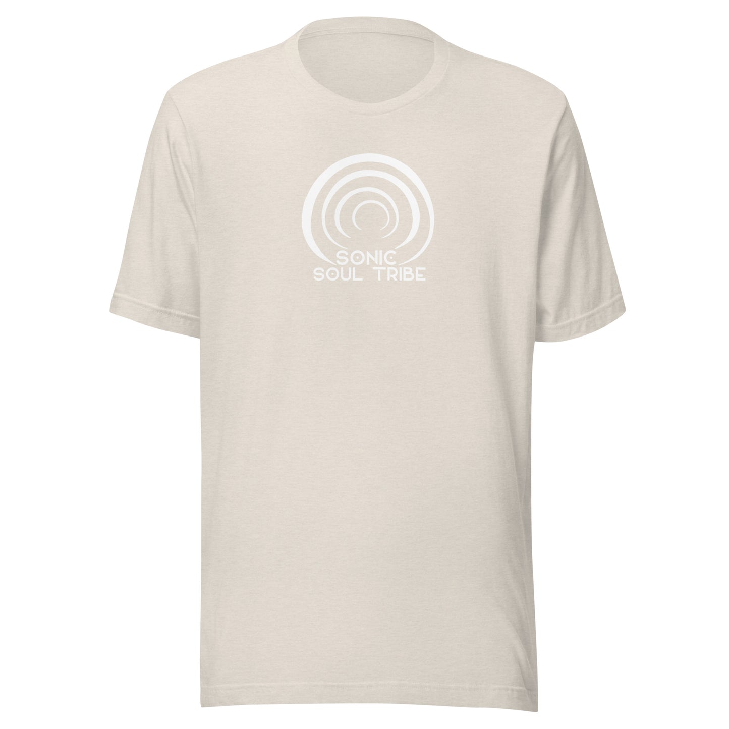 Sonic Soul Tribe Logo (White) Unisex t-shirt