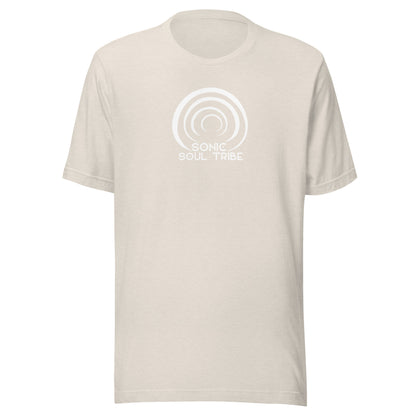 Sonic Soul Tribe Logo (White) Unisex t-shirt