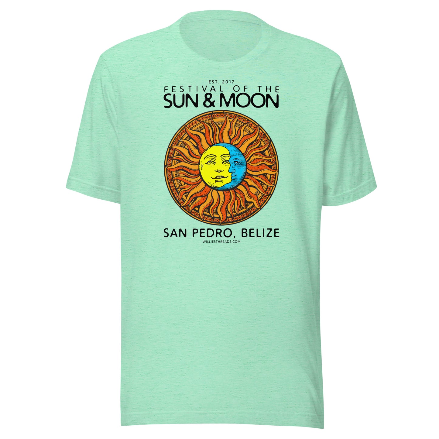 Sun & Moon - (black text) - Unisex t-shirt