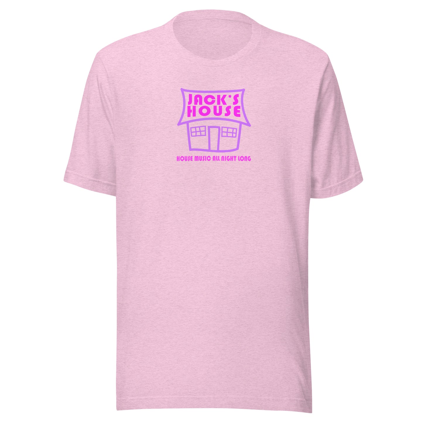 Jack's House (pink purple print) - Unisex t-shirt