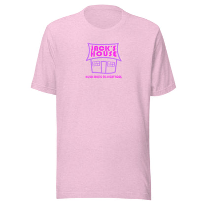 Jack's House (pink purple print) - Unisex t-shirt