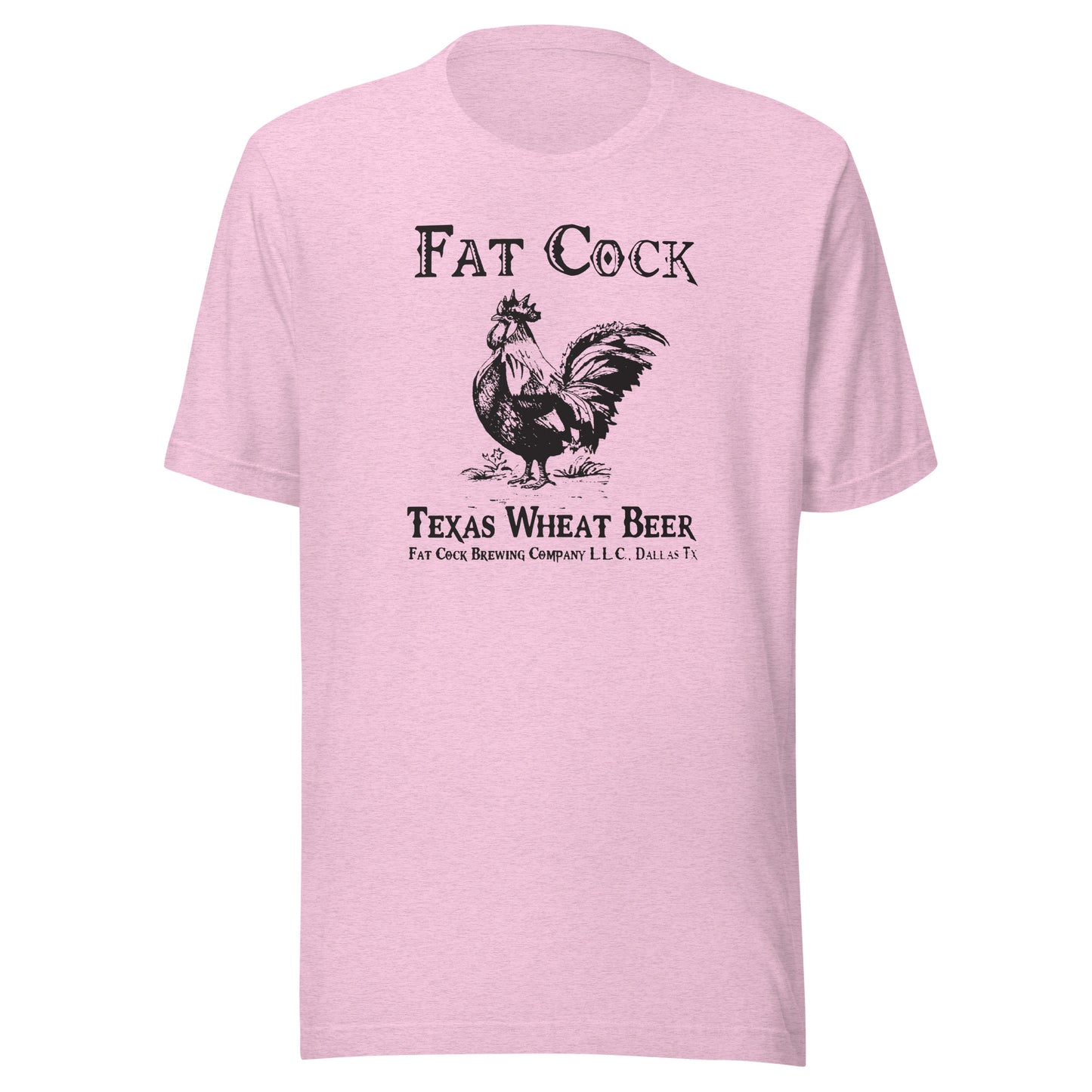 Fat Cock Beer - (black print) - Unisex t-shirt