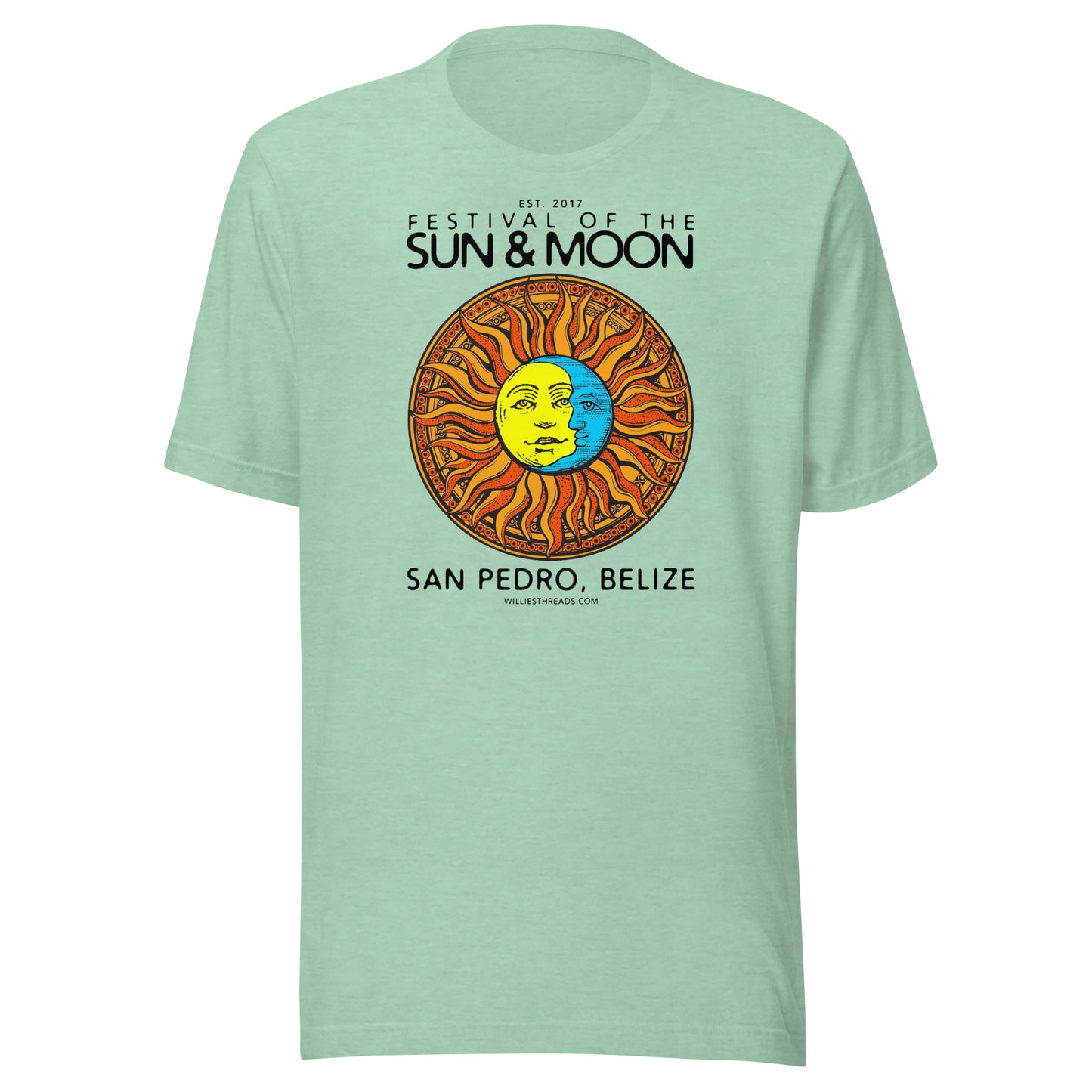 Sun & Moon - (black text) - Unisex t-shirt