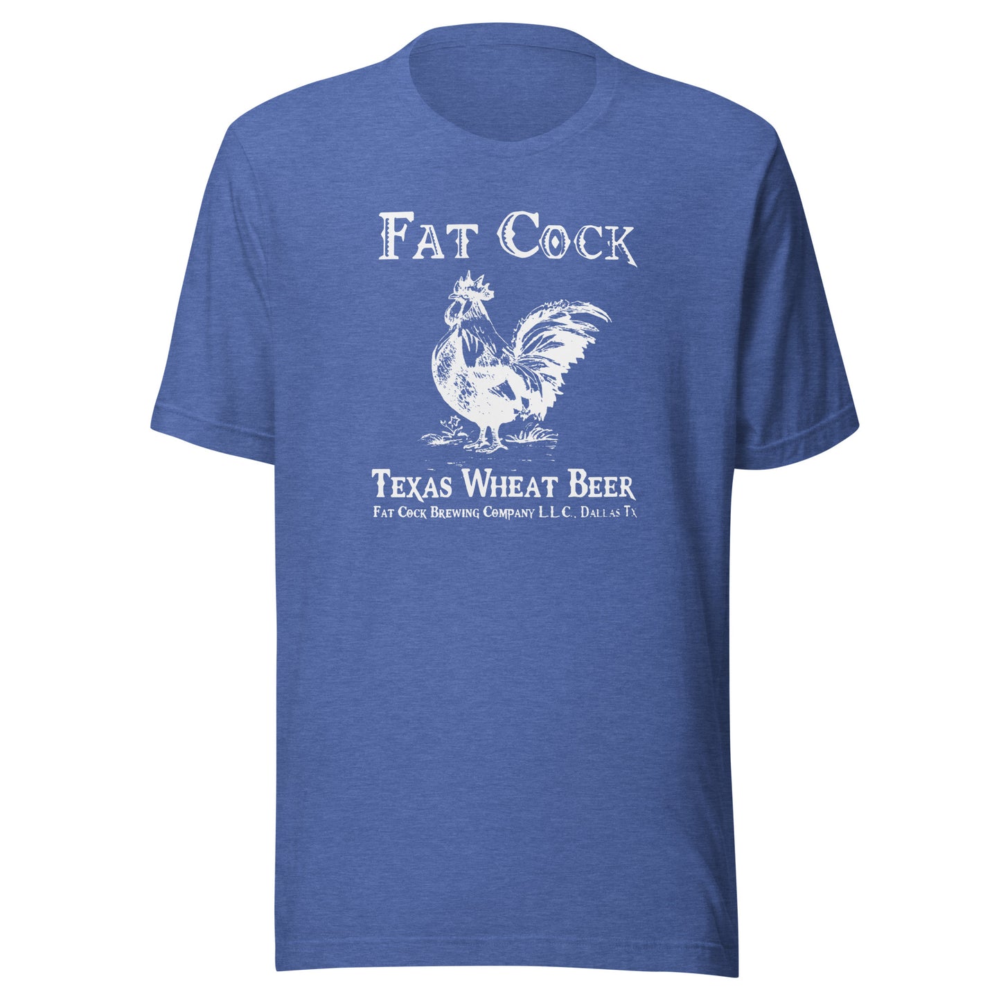 Fat Cock Beer - (white print) - Unisex t-shirt