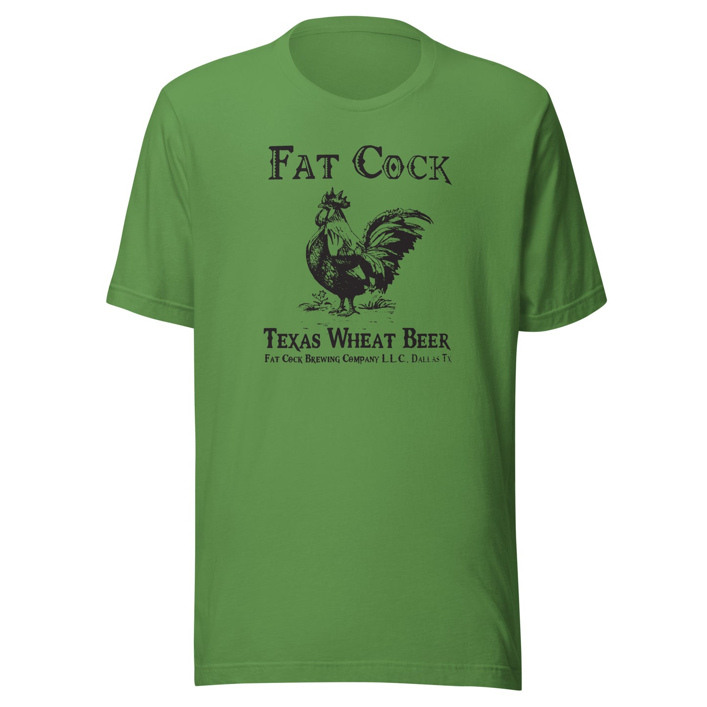 Fat Cock Beer - (black print) - Unisex t-shirt