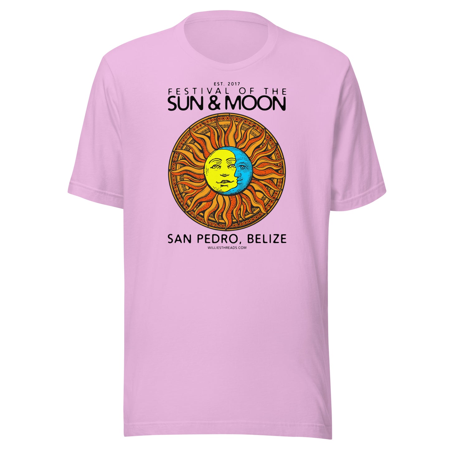 Sun & Moon - (black text) - Unisex t-shirt