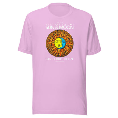 SUN & MOON (white text) - Unisex t-shirt