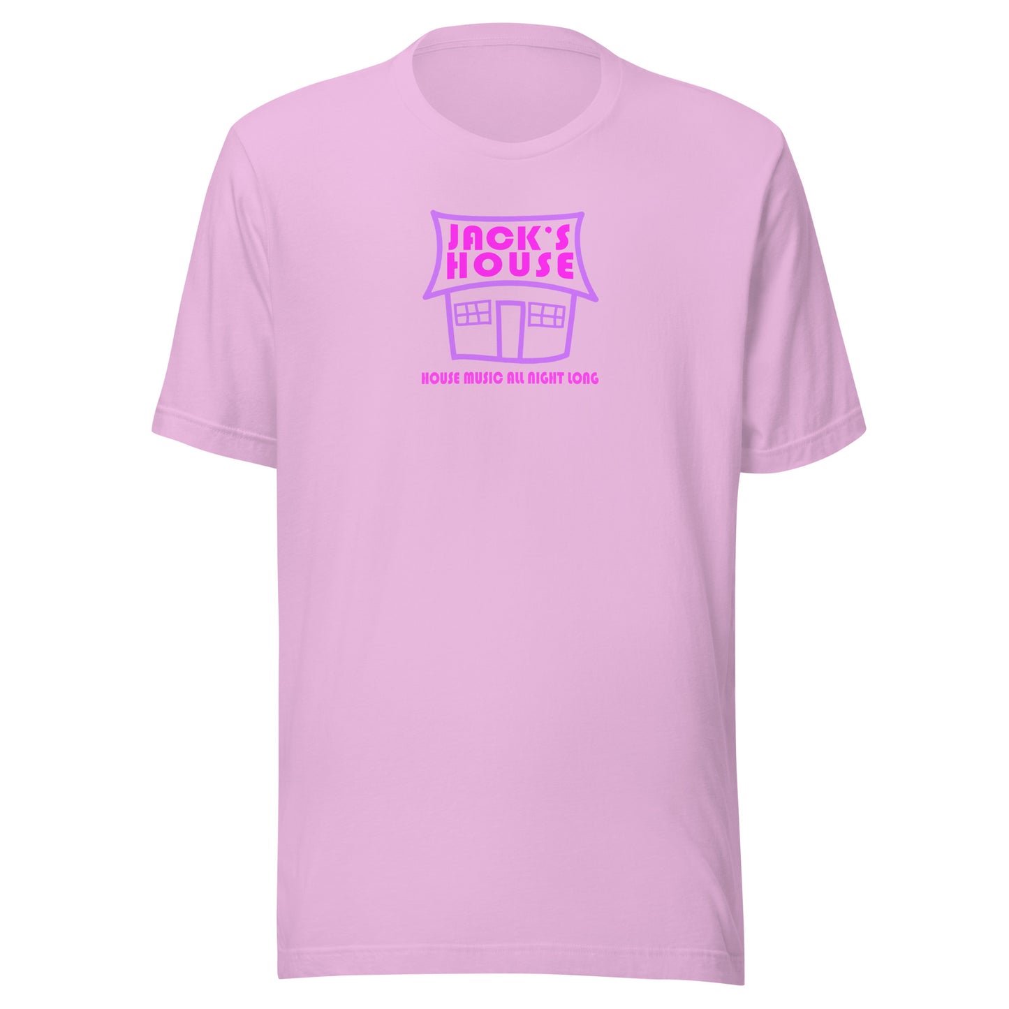 Jack's House (pink purple print) - Unisex t-shirt