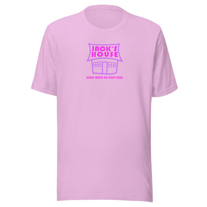 Jack's House (pink purple print) - Unisex t-shirt