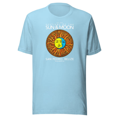 SUN & MOON (white text) - Unisex t-shirt