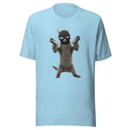 Killa Cat Black Mask - Unisex t-shirt