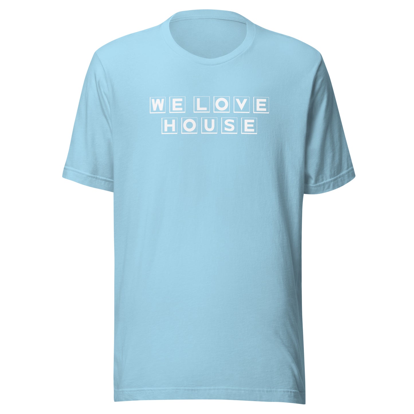 We Love House - (white text) Unisex t-shirt
