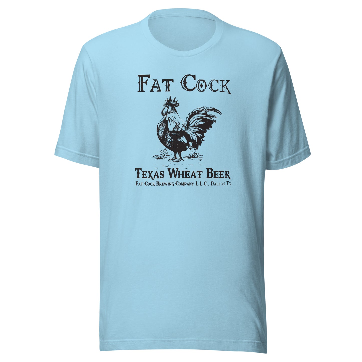 Fat Cock Beer - (black print) - Unisex t-shirt