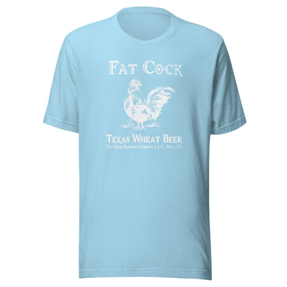 Fat Cock Beer - (white print) - Unisex t-shirt