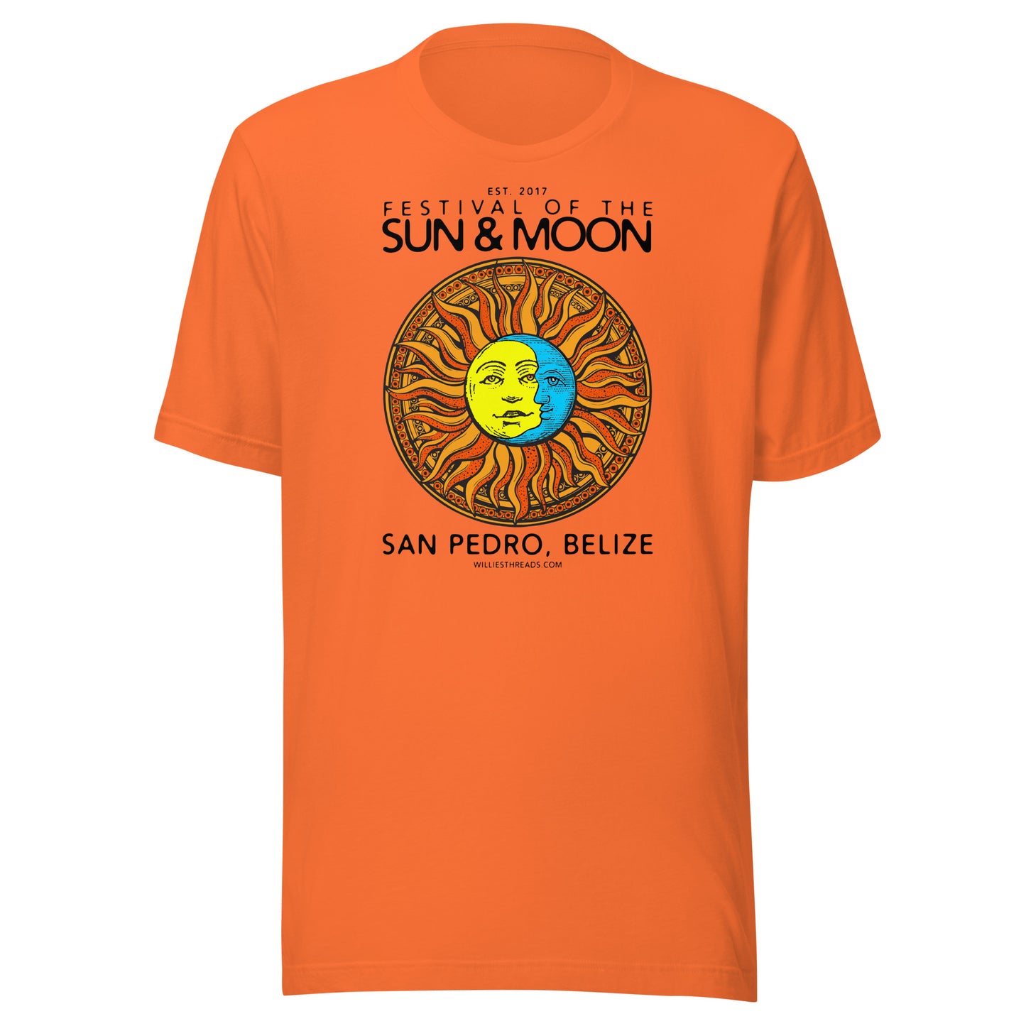 Sun & Moon - (black text) - Unisex t-shirt