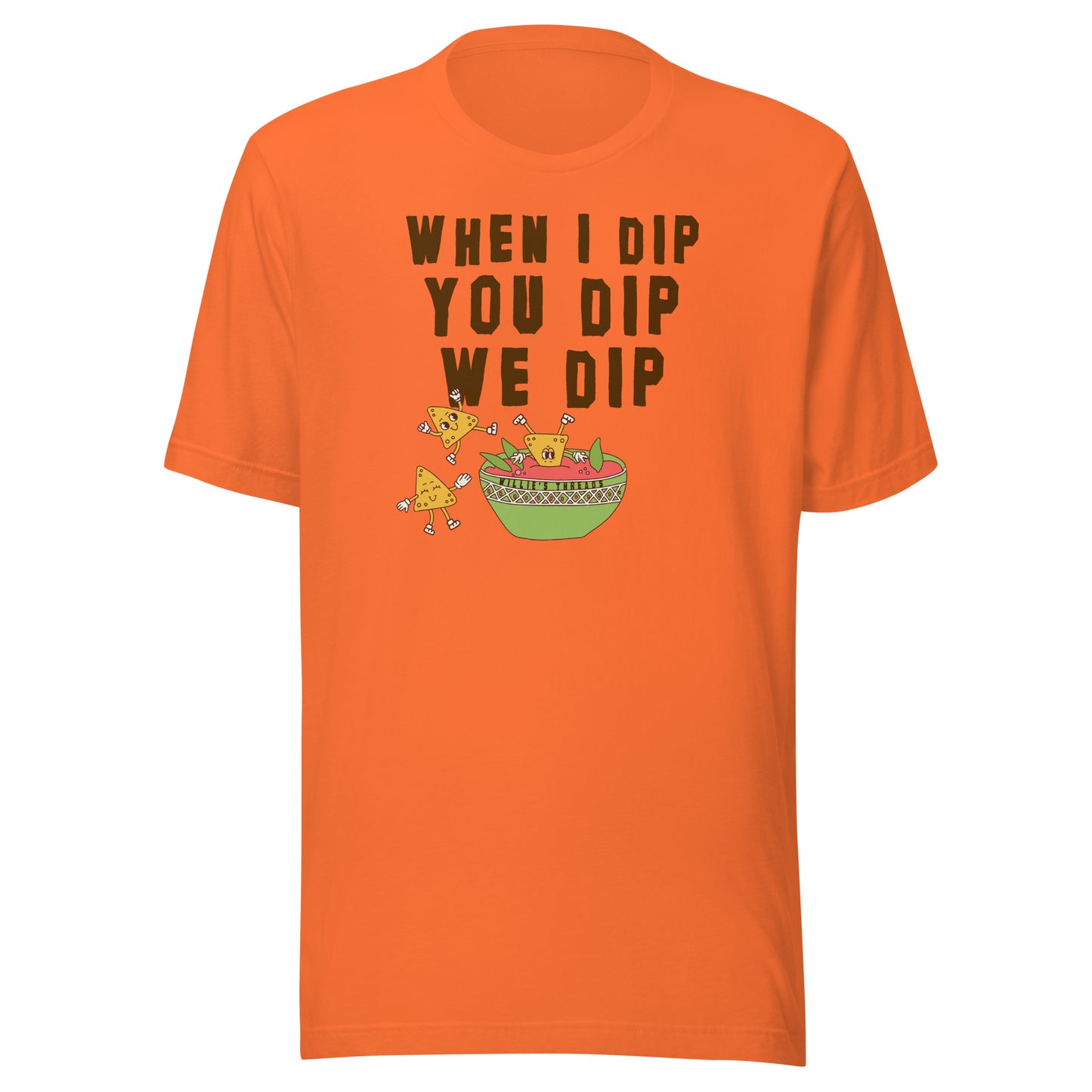 We Dip (black text) - Unisex t-shirt