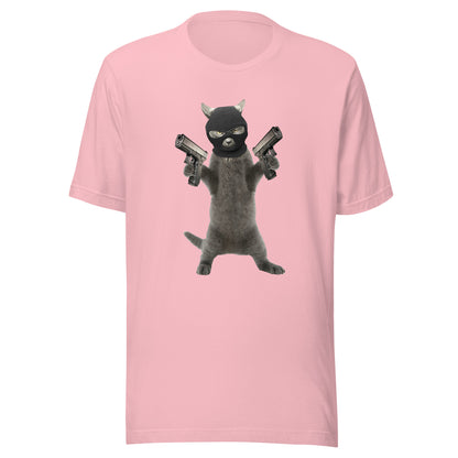 Killa Cat Black Mask - Unisex t-shirt