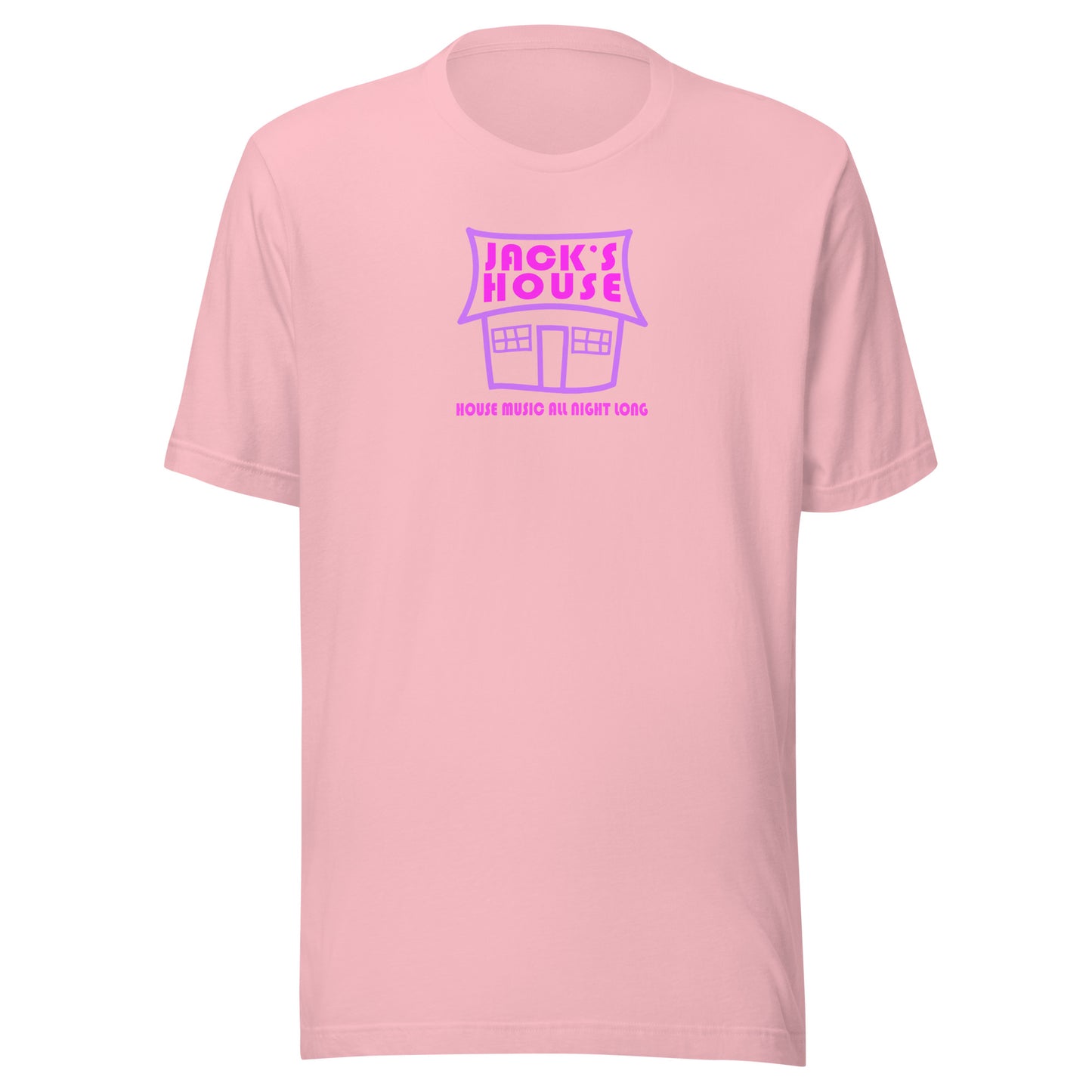 Jack's House (pink purple print) - Unisex t-shirt