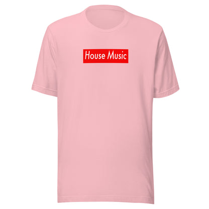 House Music (red box) -Unisex t-shirt