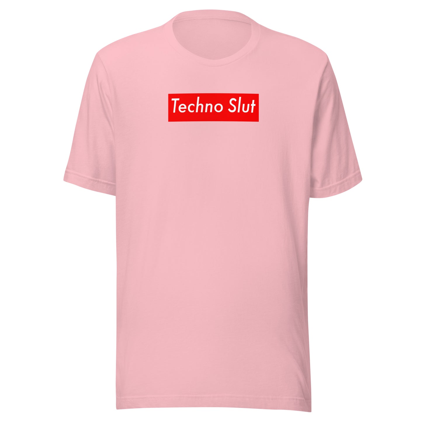 Techno Slut (red box) - Unisex t-shirt