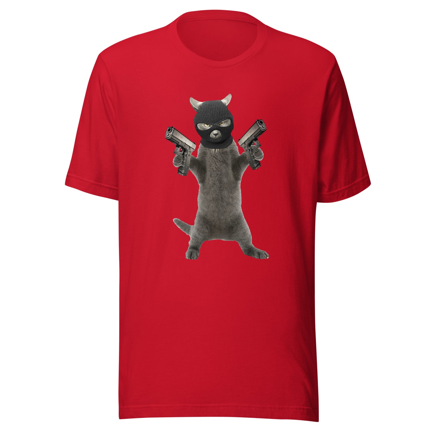 Killa Cat Black Mask - Unisex t-shirt