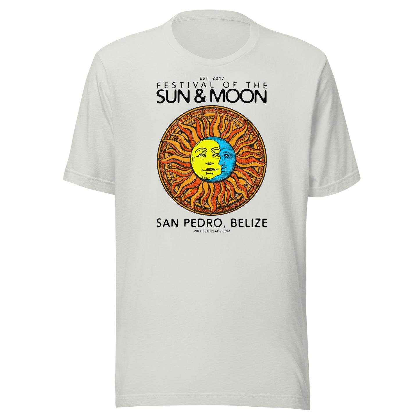 Sun & Moon - (black text) - Unisex t-shirt