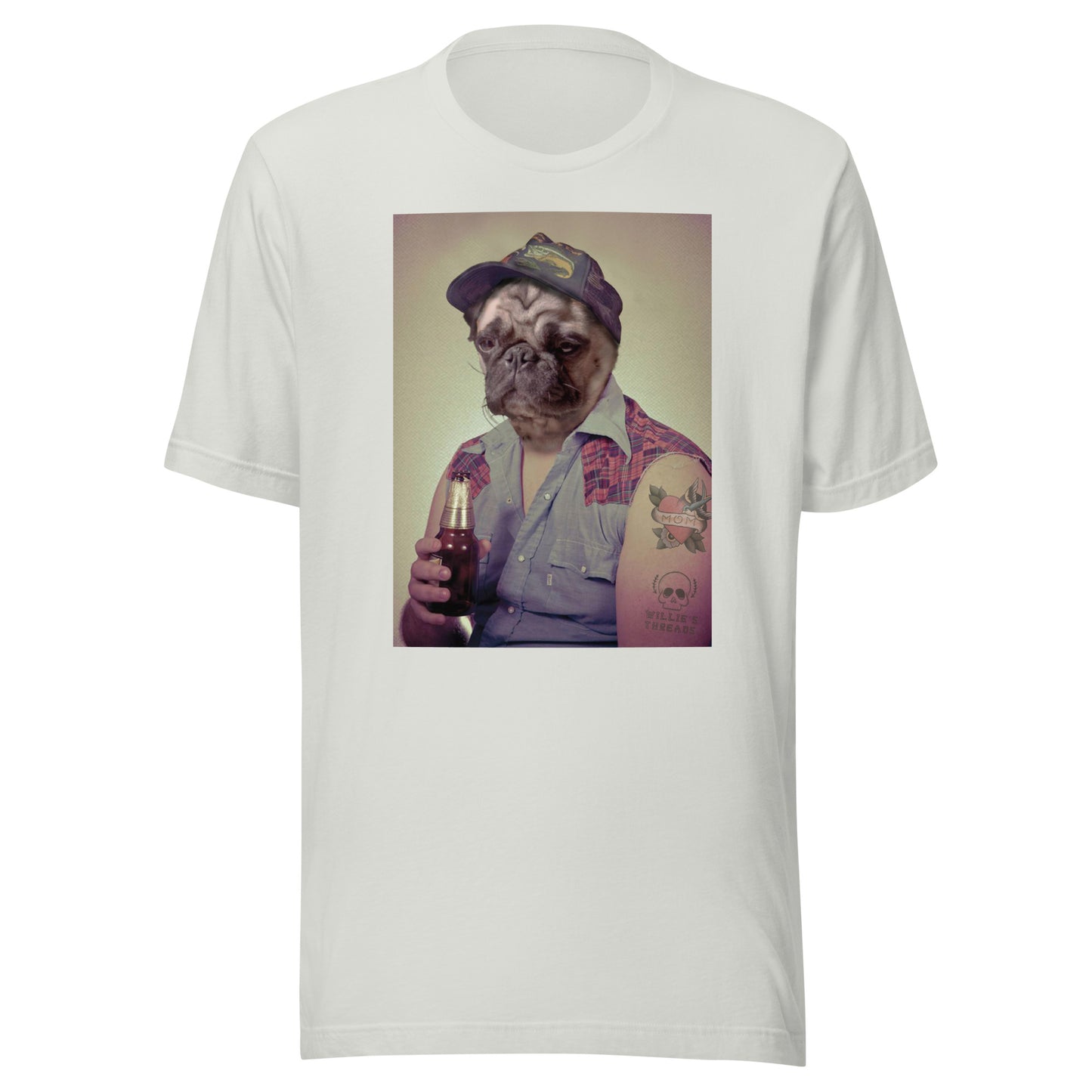 Pug Beer - Unisex t-shirt