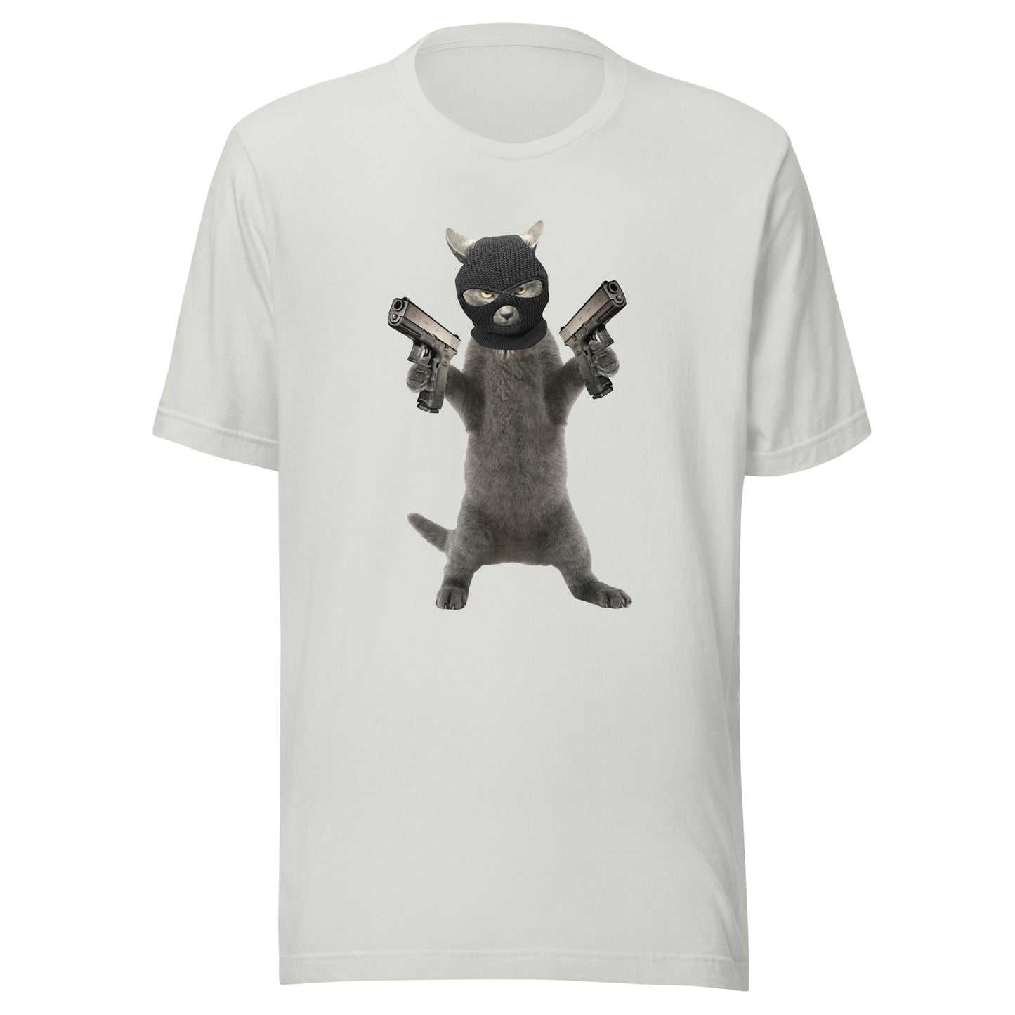 Killa Cat Black Mask - Unisex t-shirt