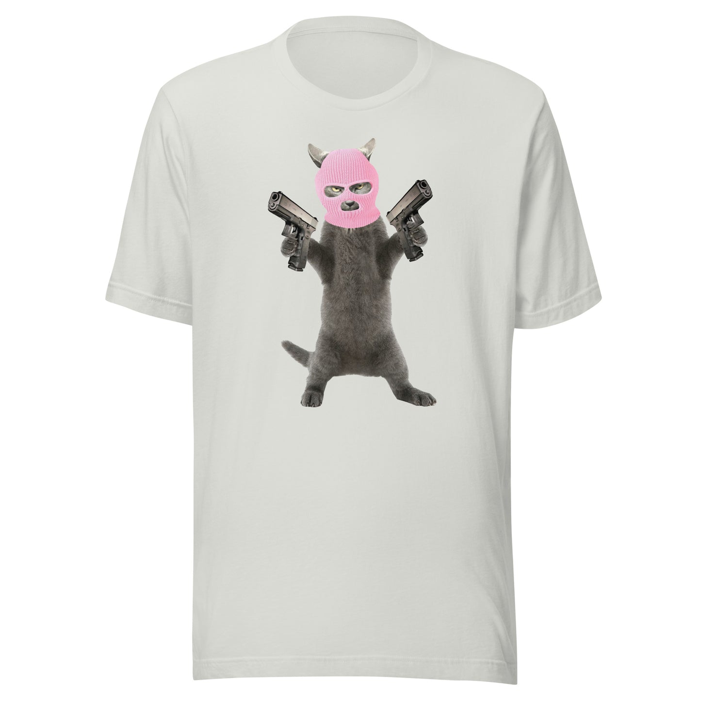 Killa Cat Pink Mask - Unisex t-shirt