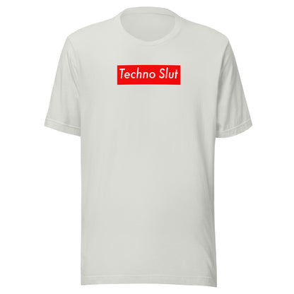 Techno Slut (red box) - Unisex t-shirt