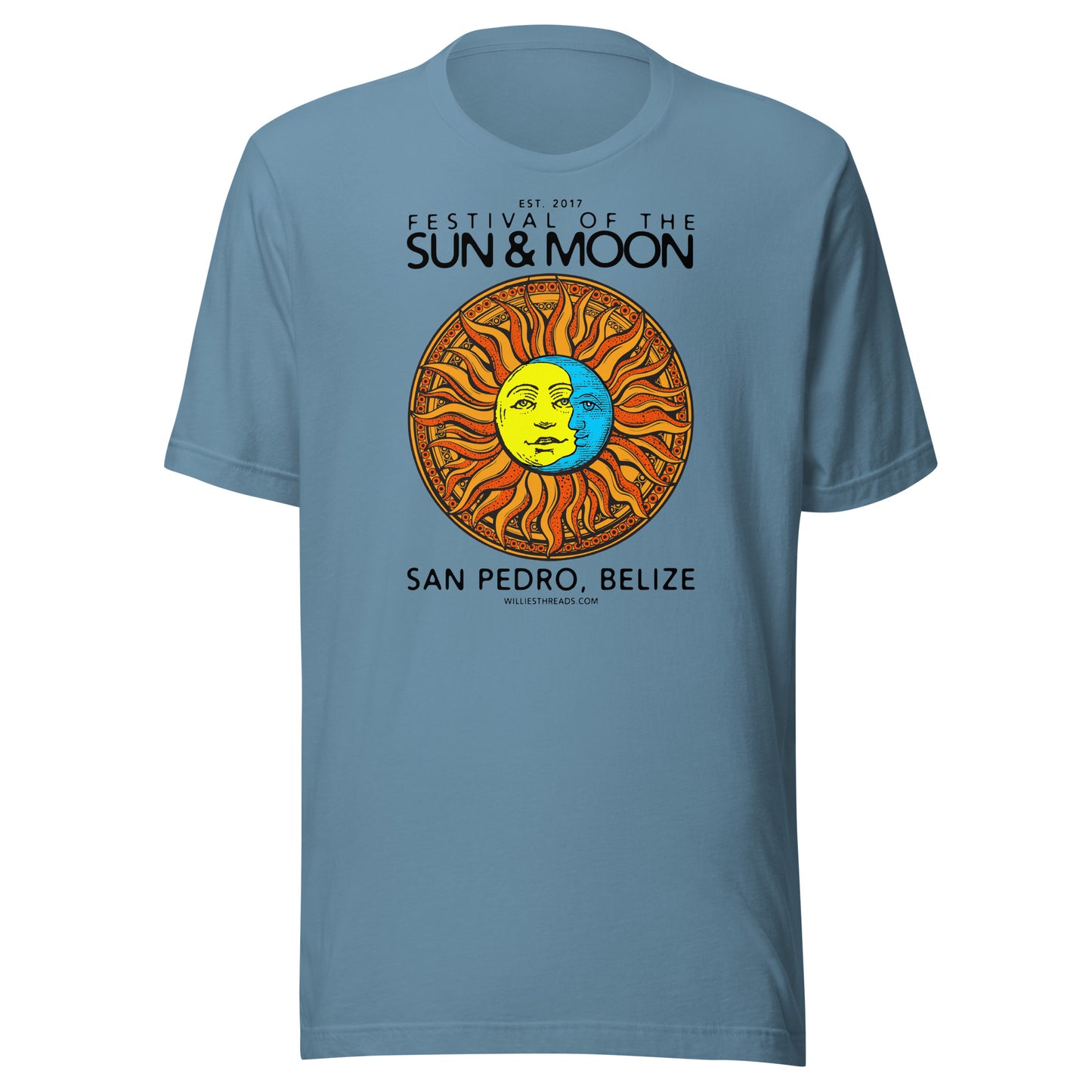 Sun & Moon - (black text) - Unisex t-shirt