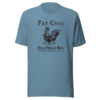 Fat Cock Beer - (black print) - Unisex t-shirt