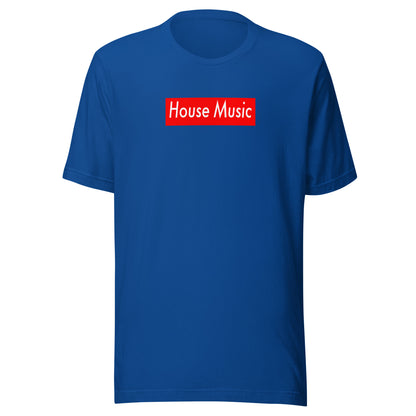 House Music (red box) -Unisex t-shirt