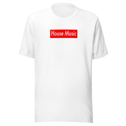 House Music (red box) -Unisex t-shirt